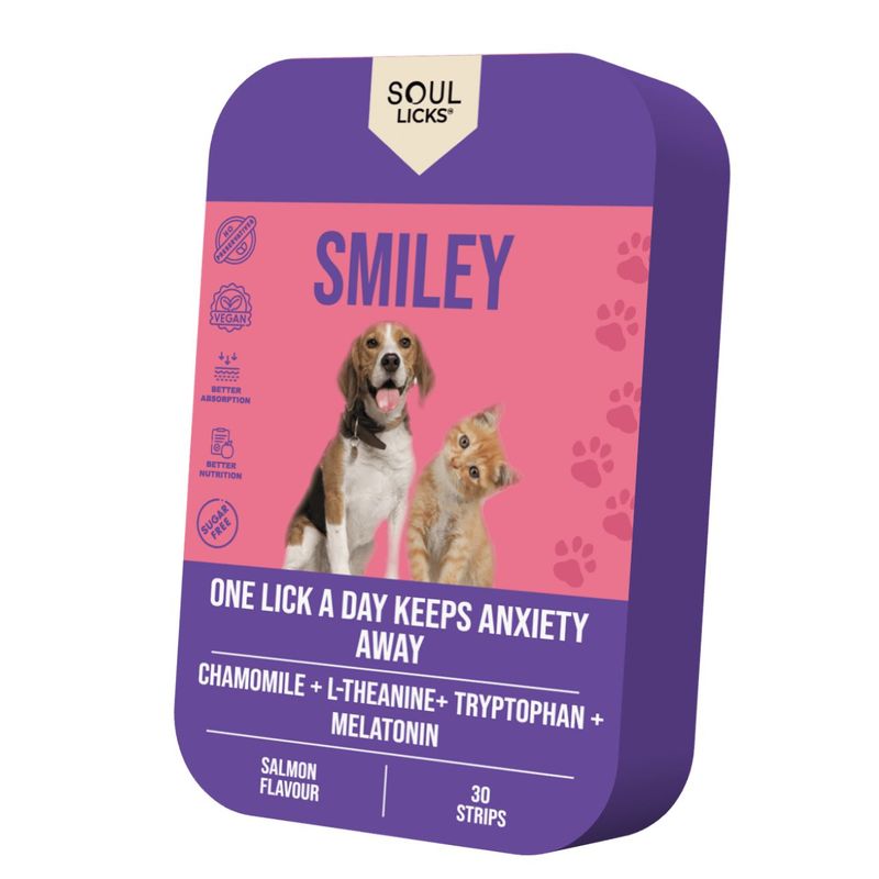 نوار مکمل سگ و گربه سول لیکس مدل smiley بسته 10 عددی
