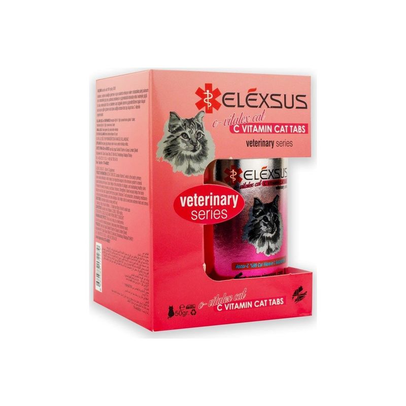 ویتامین c گربه الکسوس مدل vitalex eat وزن 50 گرم