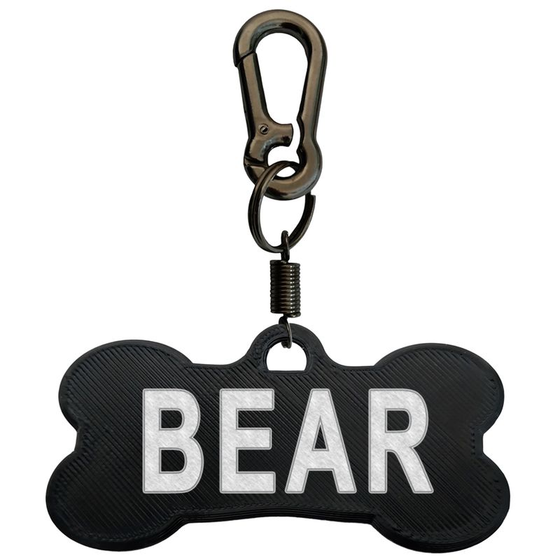پلاک شناسایی سگ مدل bear