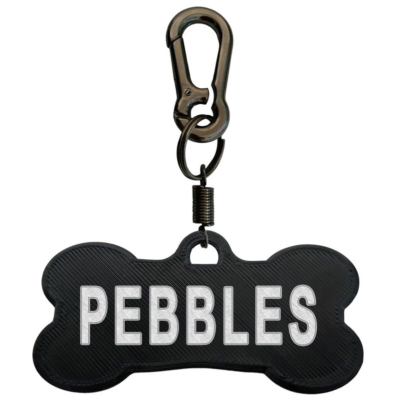 پلاک شناسایی سگ مدل pebbles