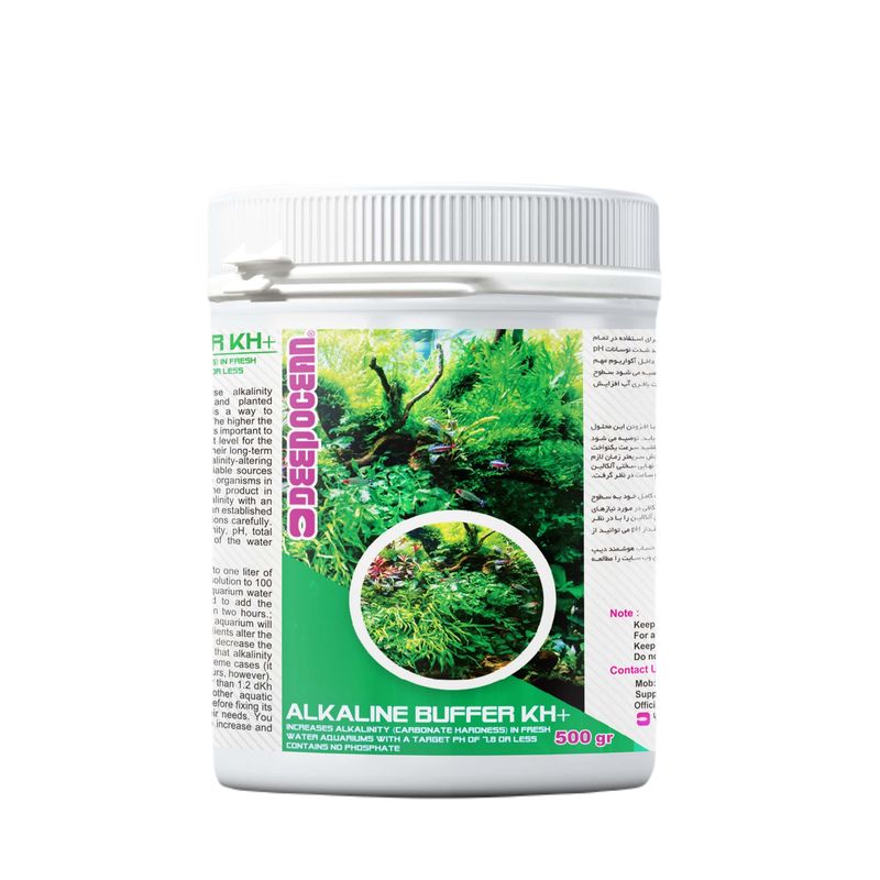 پودر افزایش سختی kh آب آکواریوم دیپ اوشن مدل alkaline buffer وزن 500 گرم