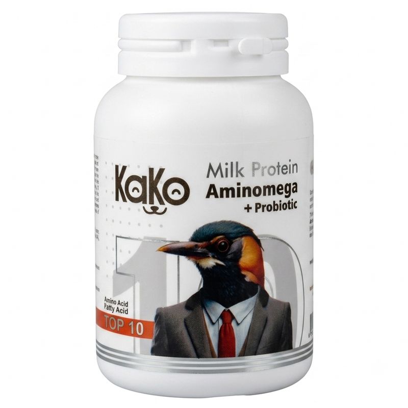 پودر تقویت سیستم ایمنی پرنده کاکو مدل aminomega وزن 200 گرم