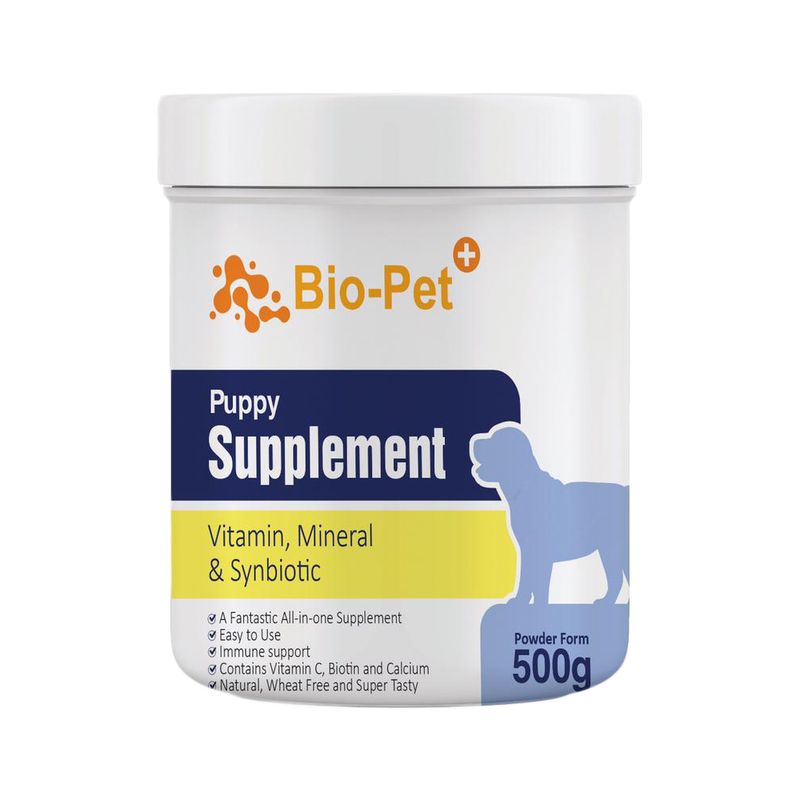 پودر مکمل بایو پت مدل puppy وزن 500 گرم