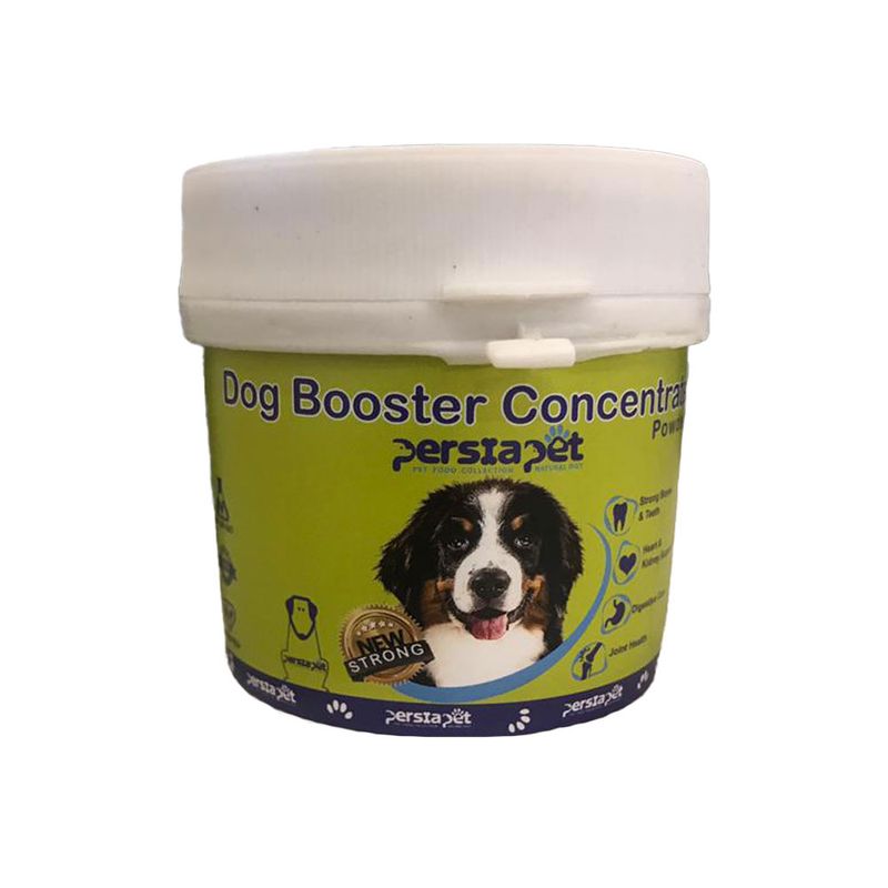 پودر مکمل تقویتی سگ پرشیا پت مدل booster وزن 150 گرم