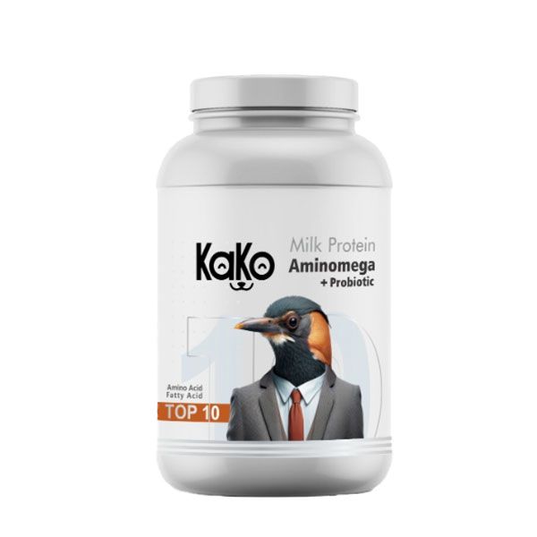 پودر مکمل غذایی پرنده کاکو مدل aminomega وزن 200 گرم