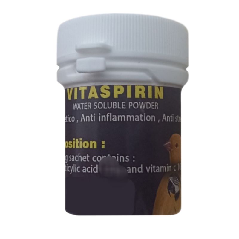 پودر ویتامین سی آسپرین پرندگان مدل vitaspirin018 کد 018 وزن 18 گرم