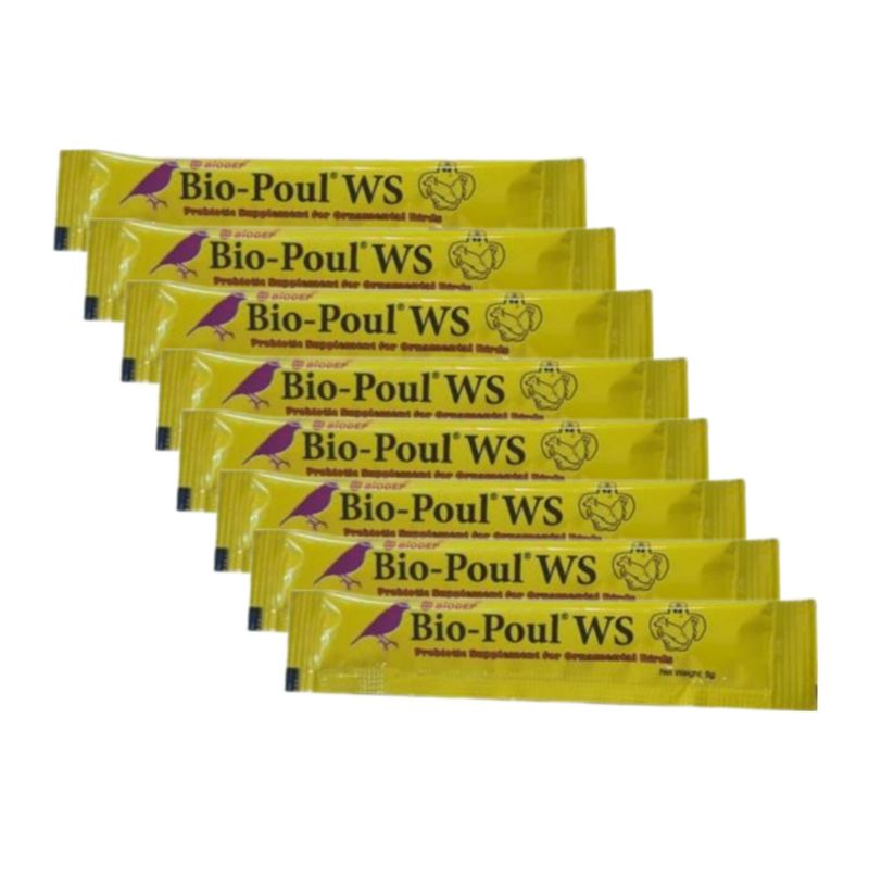 پودر پروبیوتیک پرندگان مدل ساشه کد 8x5gr حجم 40 گرم مجموعه 8 عددی