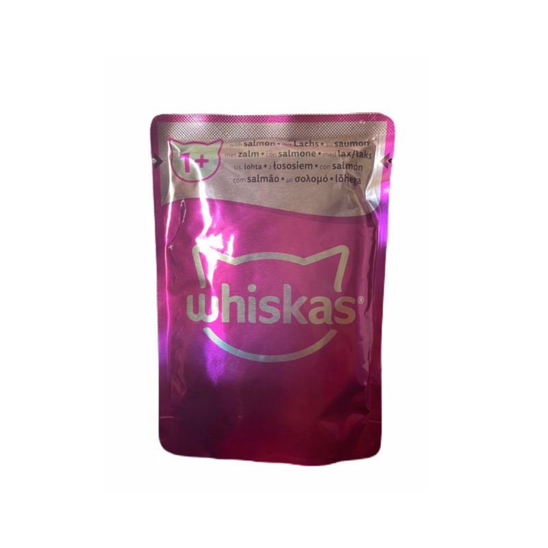 پوچ گربه ویسکاس مدل salmon وزن 85 گرم
