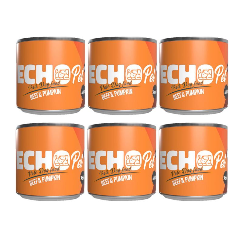 کنسرو سگ اکوپت مدل beefpumpkin وزن 800 گرم بسته 6 عددی