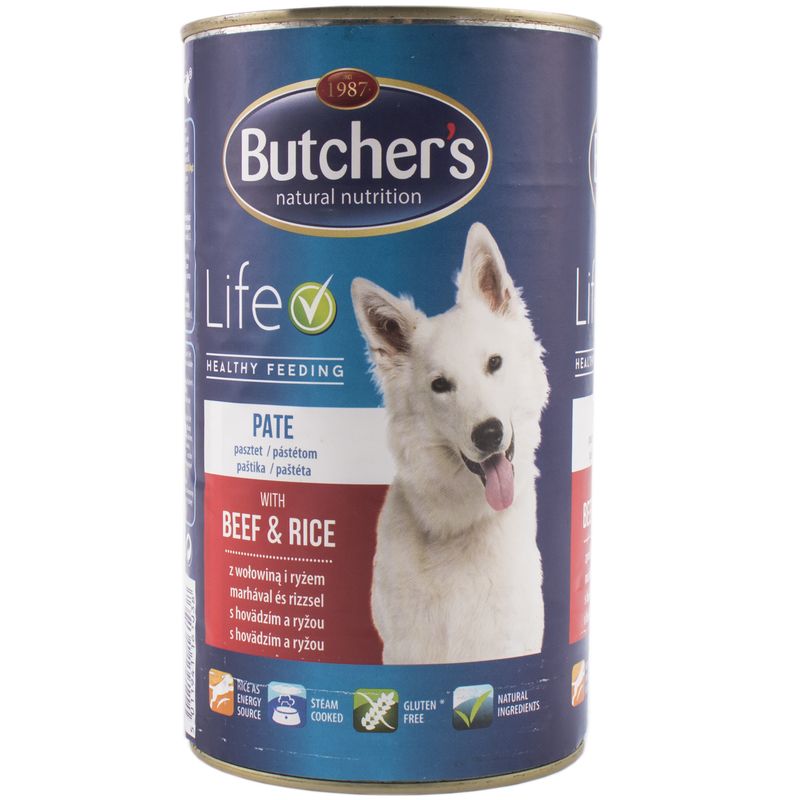 کنسرو سگ مدل butchers beef وزن 1.2 کیلوگرم