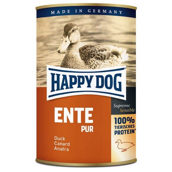 کنسرو سگ هپی داگ مدل duck وزن 0.8 کیلوگرم