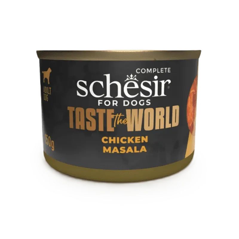 کنسرو شسیر سگ بالغ مدل masala طعم مرغ وزن 150 گرم