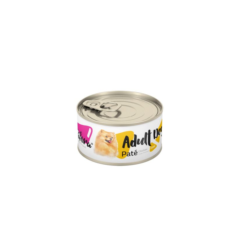 کنسرو غذای سگ نژاد کوچک فیفورا سوپر پریمیوم مدل adult dog small breed chicken pate طعم مرغ وزن 100 گرم