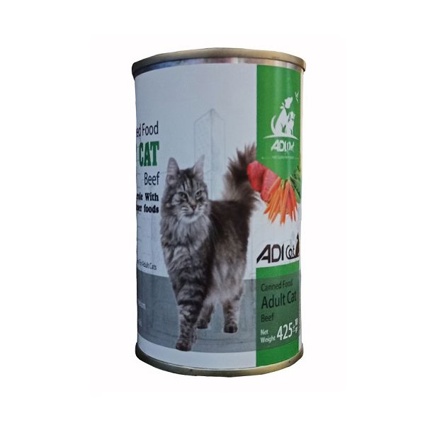 کنسرو غذای گربه آدی مدل chicken425 وزن ۴۲۵ گرم