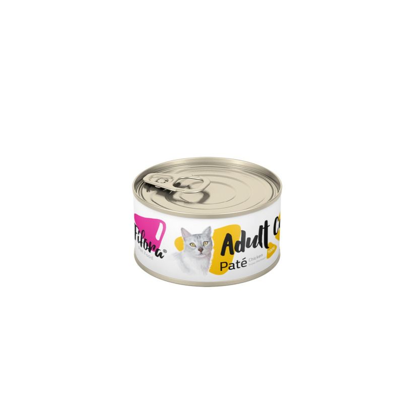 کنسرو غذای گربه فیفورا مدل adult cat chicken pate وزن 400 گرم