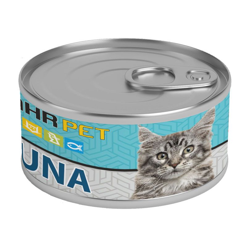 کنسرو نچرال گربه شهرپت مدل tuna وزن 120 گرم