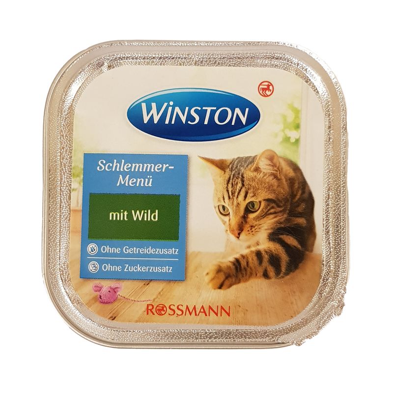 کنسرو پوچ گربه ووم وینستون مدل wild وزن 100 گرم