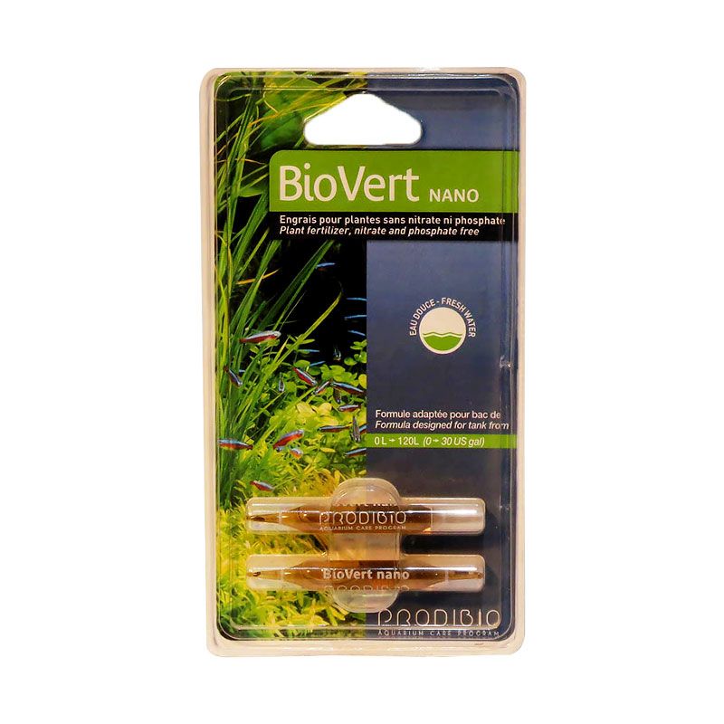 کود کامل گیاهان آکواریوم پرودیبیو مدل biovert nano مجموعه 2 عددی