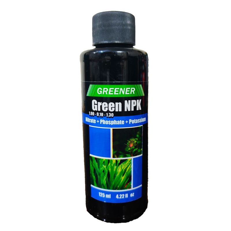 کود کامل گیاهان آکواریوم گرینر مدل npk حجم 125 میلی لیتر