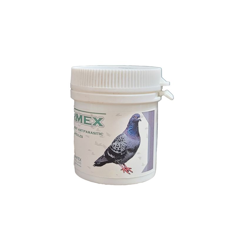 کپسول ضدانگل کبوتر پنتکس مدل wormex بسته 50 عددی