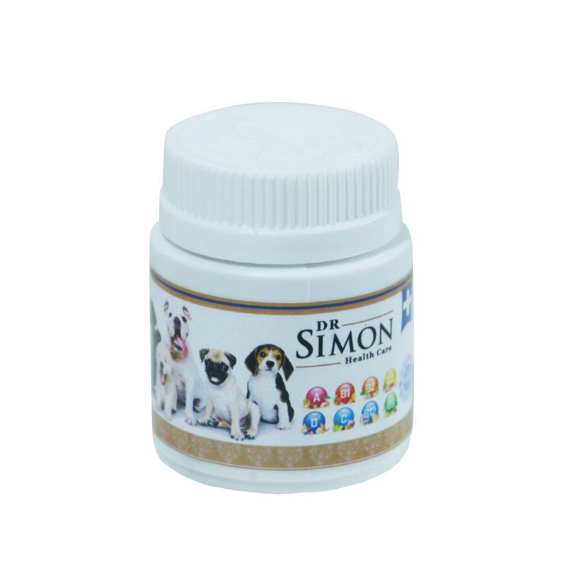 کپسول مولتی ویتامین سگ دکتر سایمون مدل complate1 بسته 50 عددی