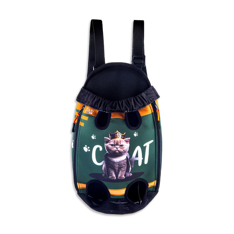 کیف حمل گربه تادو طرح آغوشی کد agh108 سایز m