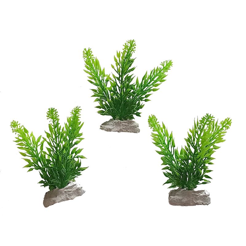گیاه تزیینی آکواریوم مدل ََap07 بسته 3 عددی