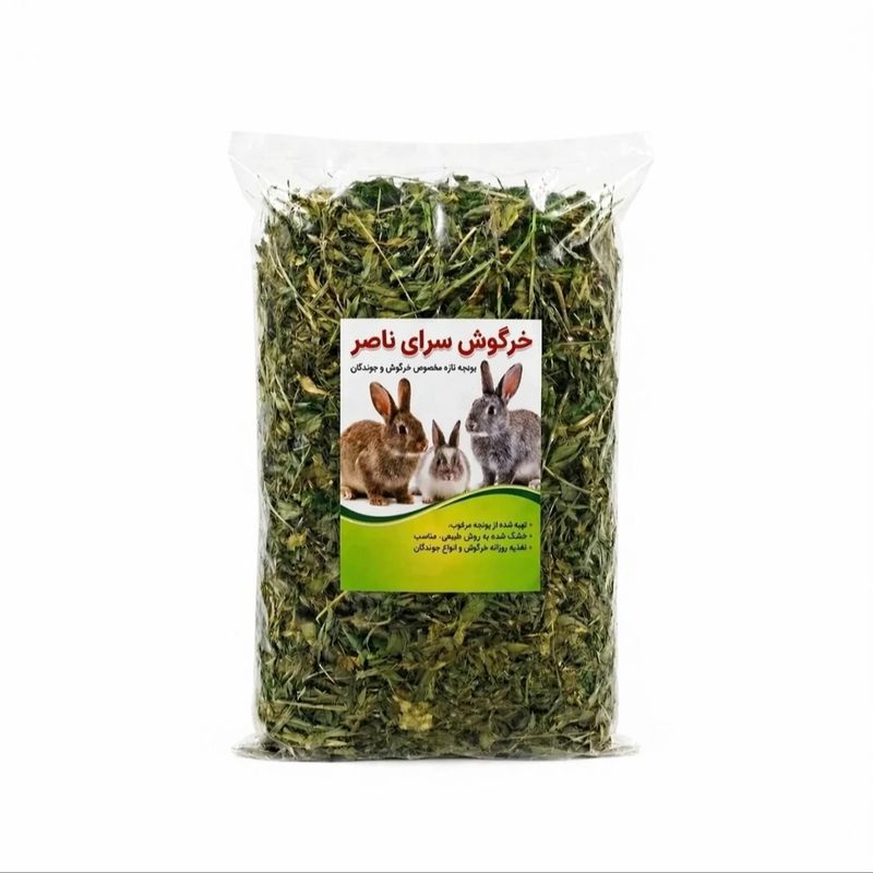 یونجه خشک خرگوش سرای ناصر مدل ۲۲۱۴ وزن ۱۰۰۰ گرم