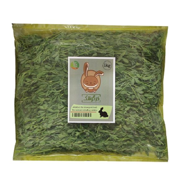 یونجه خشک خرگوش و خوکچه خرگوشک مدل a001 وزن 1000 گرم